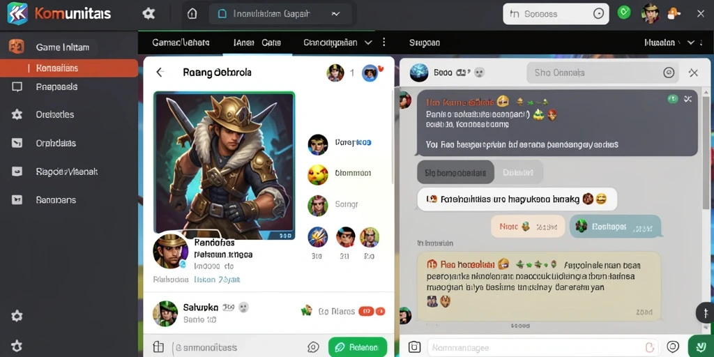Tampilan antarmuka yang modern dan menarik.