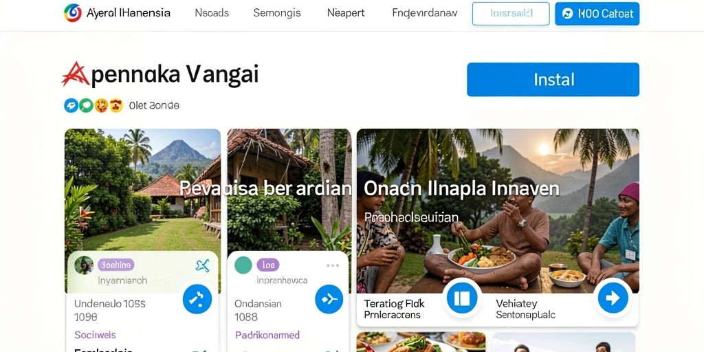 Tampilan antarmuka bermain yang menarik.