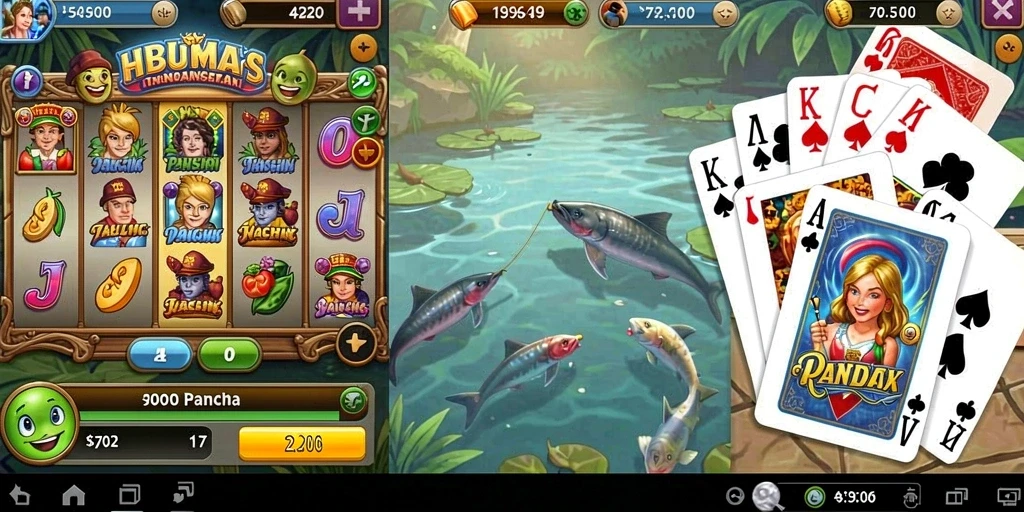 Screenshot menampilkan karakter utama dalam petualangan.