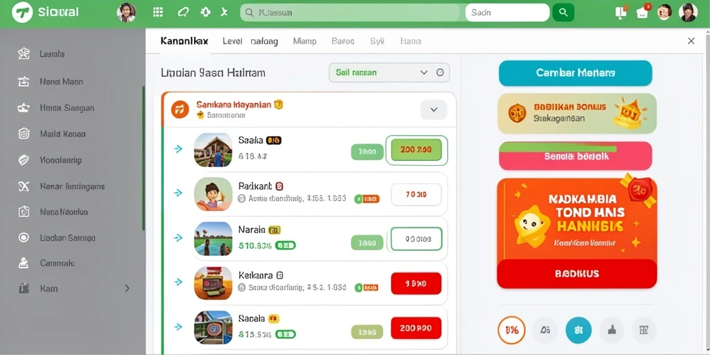 Tampilan antarmuka yang menarik dan intuitif.