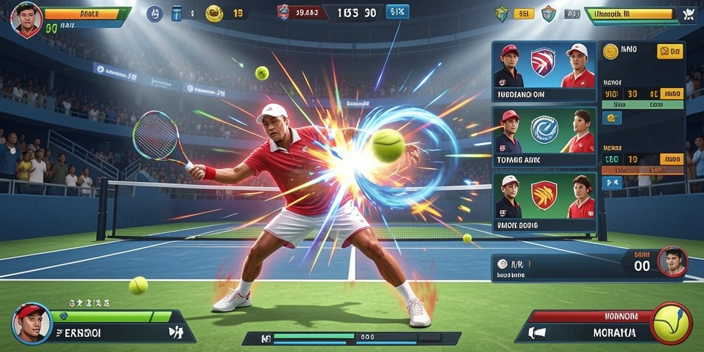 Tangkapan layar menampilkan level yang penuh warna dan penuh tantangan.