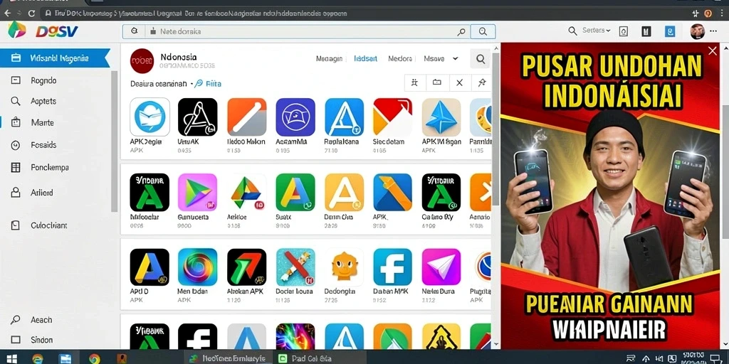 Screenshot pertunjukkan misi seru di Monas.