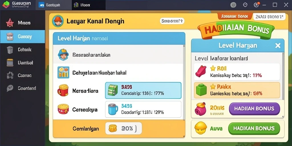 Tampilan antarmuka yang modern dan menarik.