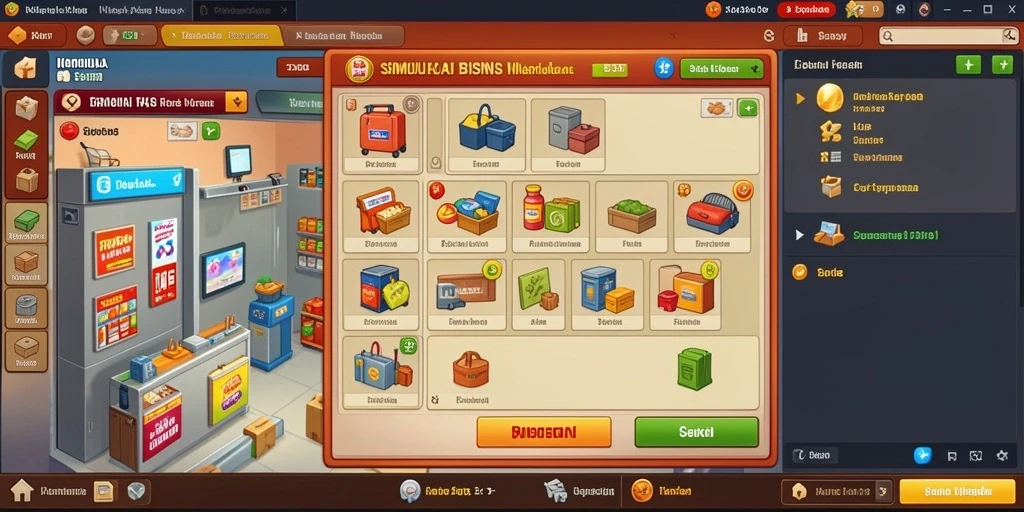 Tampilan menu utama yang intuitif dan menarik.