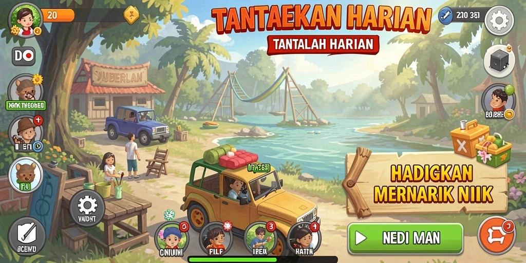 Tampilan antarmuka yang user-friendly dan menarik.