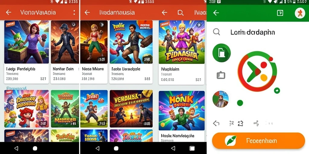 Tampilan antarmuka OMTOGEL yang menarik.