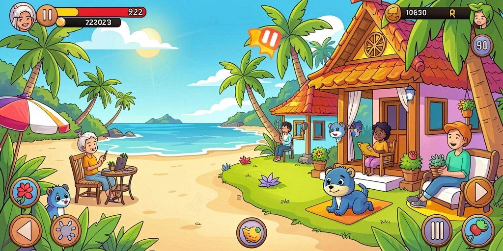 Tangkapan layar menunjukkan gameplay yang seru.
