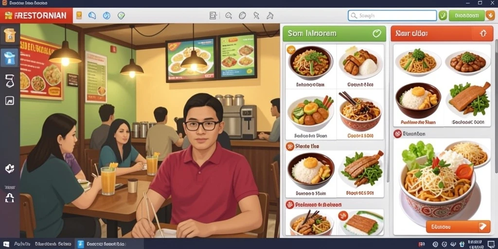 Tampilan antarmuka yang menarik dan user-friendly.
